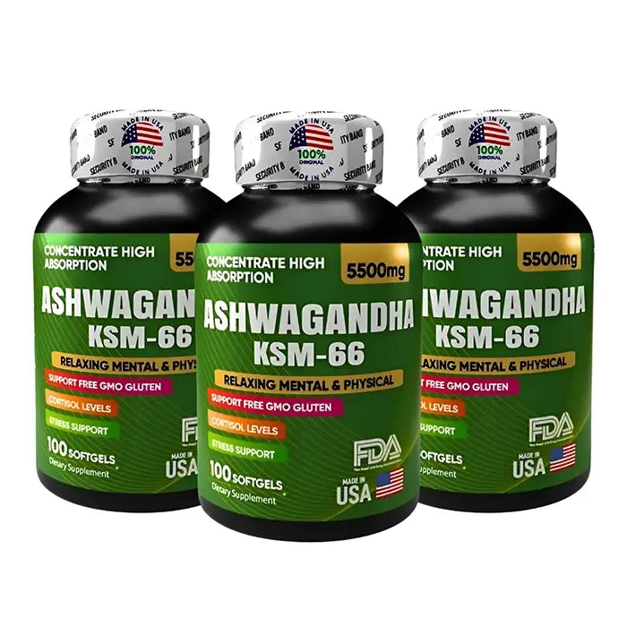 ASHWAGANDHA KSM-66™ – Duerme mejor, vive con menos estrés