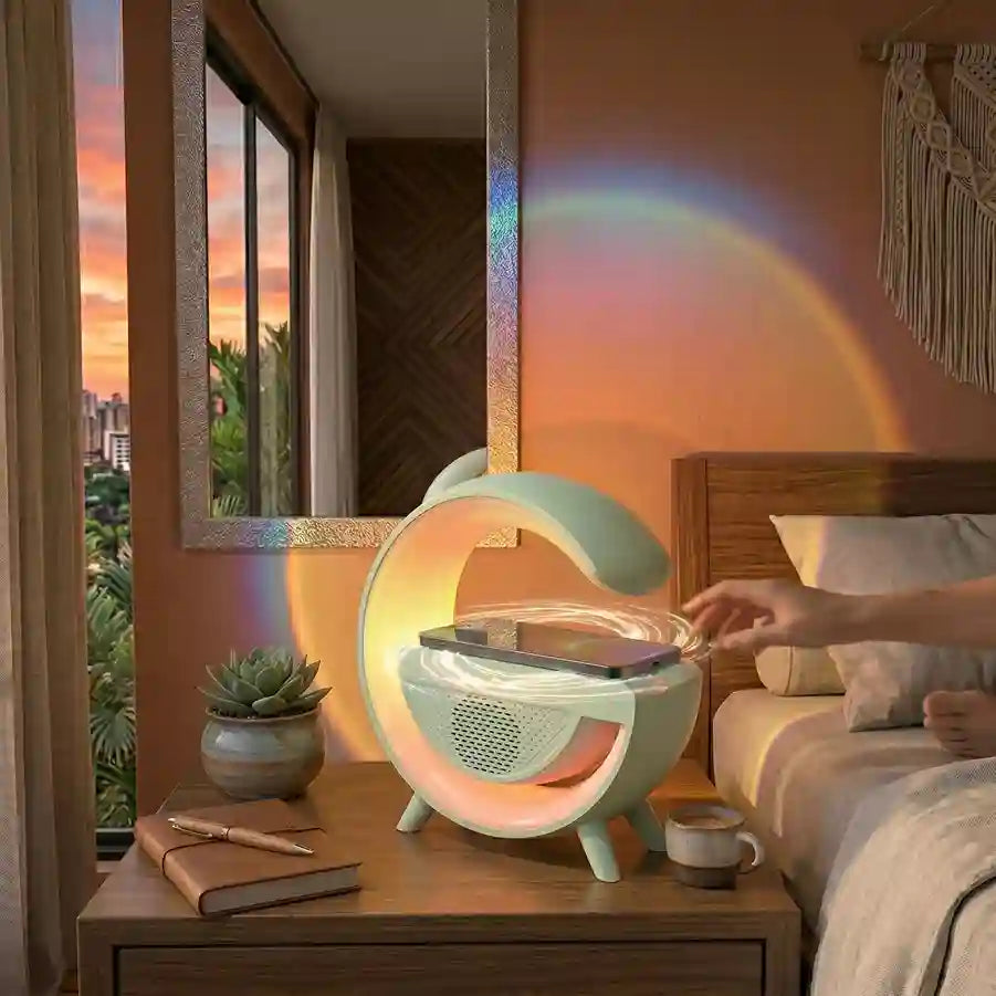 🏆 LumiSound G PRO+™ — Lámpara Inteligente 4 en 1