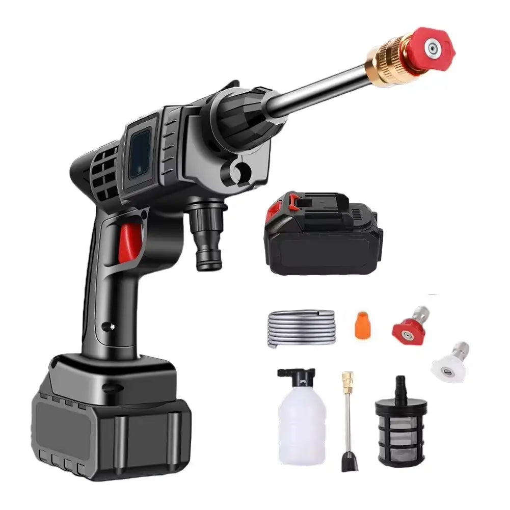 HIDROLAVADORA PORTATIL - POWERJET 48V – DOBLE BATERÍA RECARGABLE