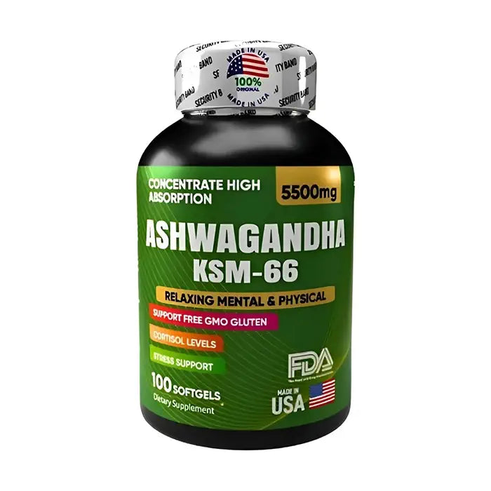 ASHWAGANDHA KSM-66™ – Duerme mejor, vive con menos estrés