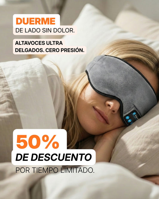 🏆 FastSleep™ – Audífonos integrados para un descanso profundo y sin interrupciones.