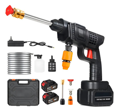 HIDROLAVADORA PORTATIL - POWERJET 48V – DOBLE BATERÍA RECARGABLE