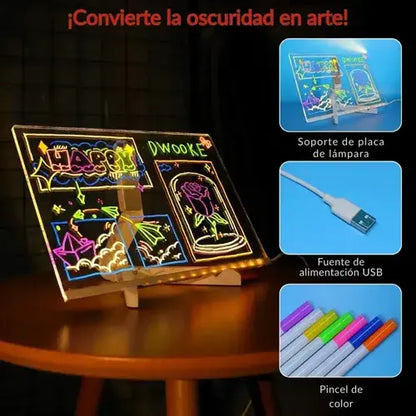 TABLERO DE LUZ CREATIVA™ – EL REGALO PARA QUE TUS HIJOS DIBUJEN CON LUZ ESTA NAVIDAD