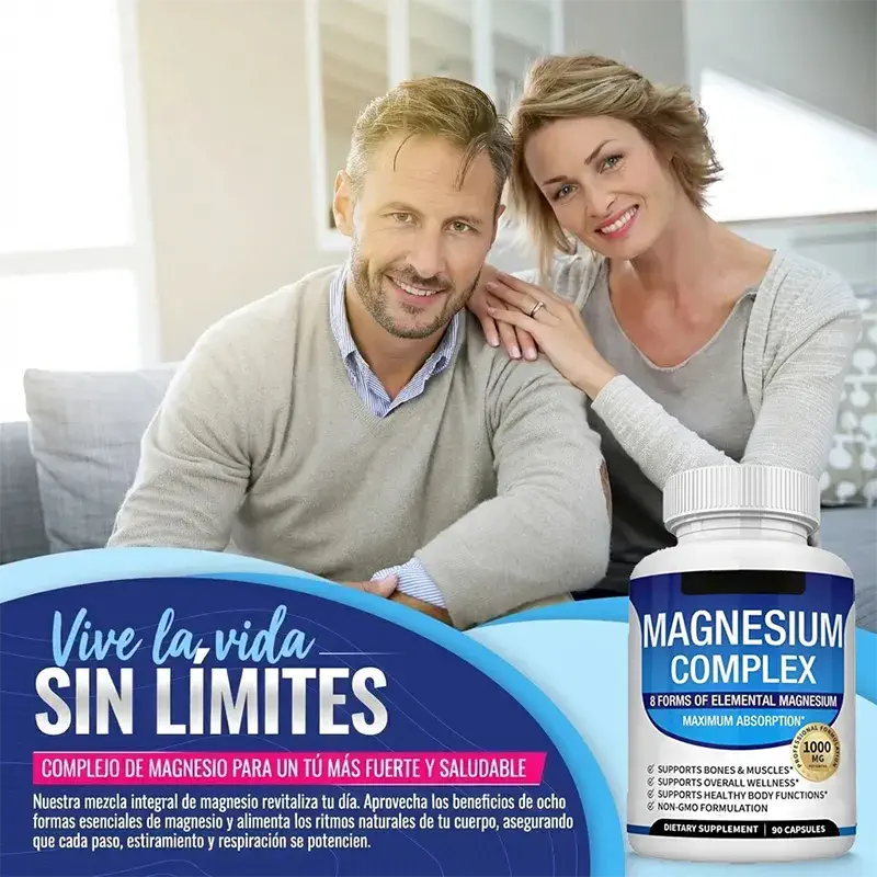 MAGNESIUM COMPLEX™ 8 en 1 – Más energía, menos estrés y mejor descanso