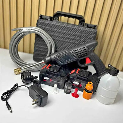 HIDROLAVADORA PORTATIL - POWERJET 48V – DOBLE BATERÍA RECARGABLE