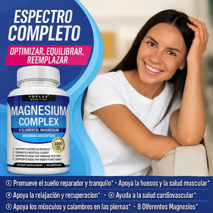 MAGNESIUM COMPLEX™ TODOS LOS MAGNESIOS EN UNO | 8 EN 1