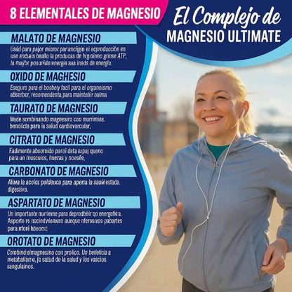 MAGNESIUM COMPLEX™ TODOS LOS MAGNESIOS EN UNO | 8 EN 1